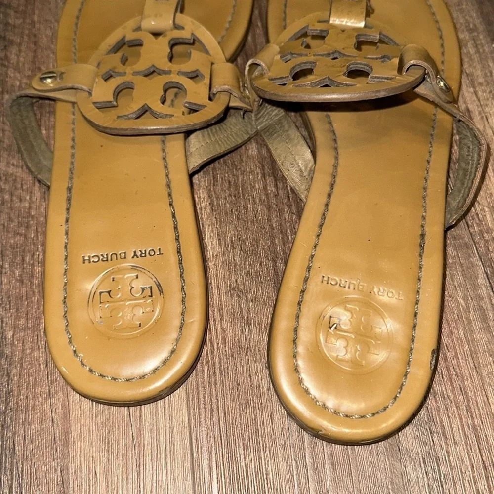 Tory Burch Tan Miller‎ Sandals Size 10